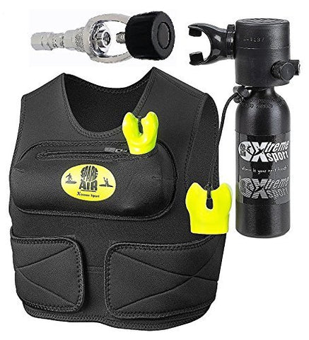 Spare Air New Xtreme Sport 1.7CF Package for Surfers & Kayakers with Fill Adapter that Allows User to Fill Directly from a Scuba Tank