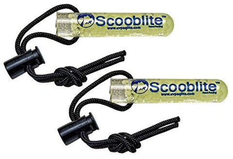 Value Pack of 2 - New Scooblite 3 Inch Reusable Glow Stick for Scuba Divers, Snorkelers, and Boaters/FBM