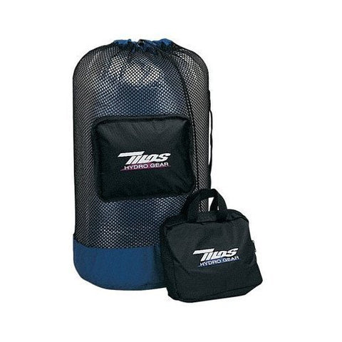 Tilos New 420 Denier Nylon Mesh Hideaway Backpack for Scuba Diving & Snorkleing - Blue