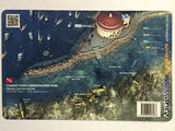Innovative Scuba Art to Media Underwater Waterproof 3D Dive Site Map - Avalon in Catalina Island, California (8.5 x 5.5 Inches) (21.6 x 15cm)