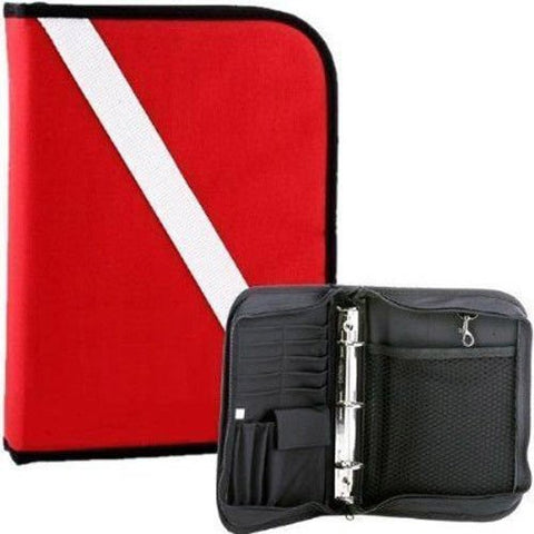 New Scuba Diving 3 Ring Zippered Log Book Binder with Free Generic Log Insert ($12.95 Value) - Diver DownFlag