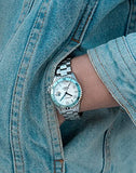 Momentum Watches Mini II [30mm] - White Full Lume - Sapphire - Aqua - Aqua Hyper Rubber (Long)