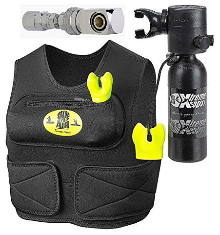 Spare Air New Xtreme Sport 1.7CF Package for Surfers & Kayakers with Fill Adapter That Allows The User to Fill Directly from a Standard Fill Whip at Their Local Dive Shop